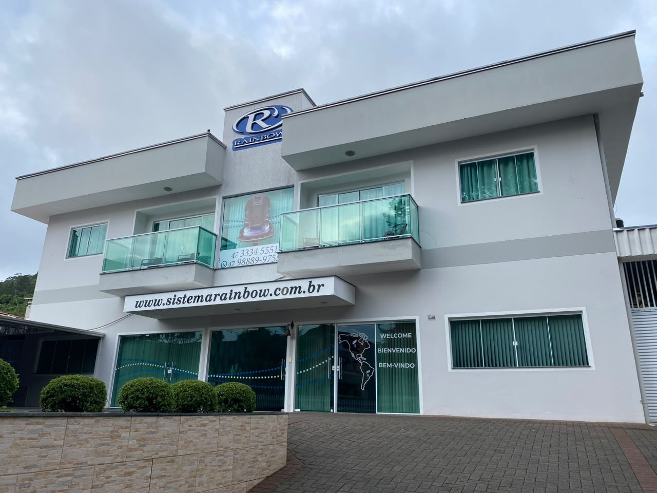 Sede da Baden, importadora oficial do Sistema Rainbow, em Blumenau (SC)